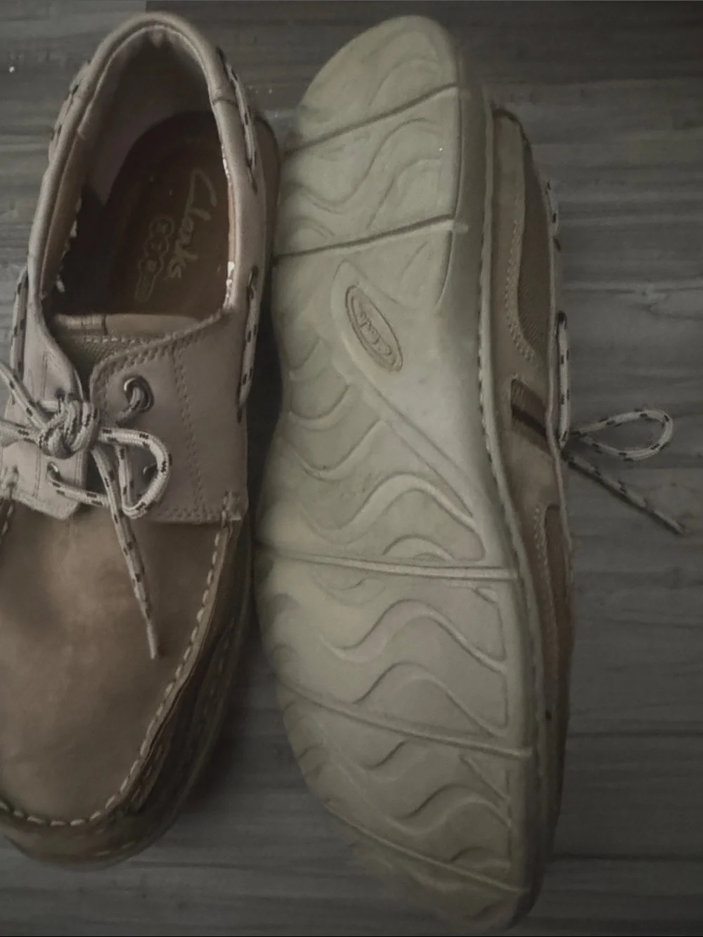 Clarks XTR Lite Men's Tan/Brown Leather Boat Shoes